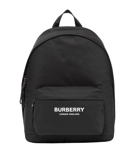 burberry logo print econyl backpack|Men’s Designer Backpacks .